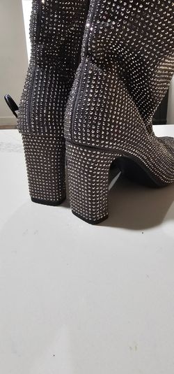 Shiny ankle boots