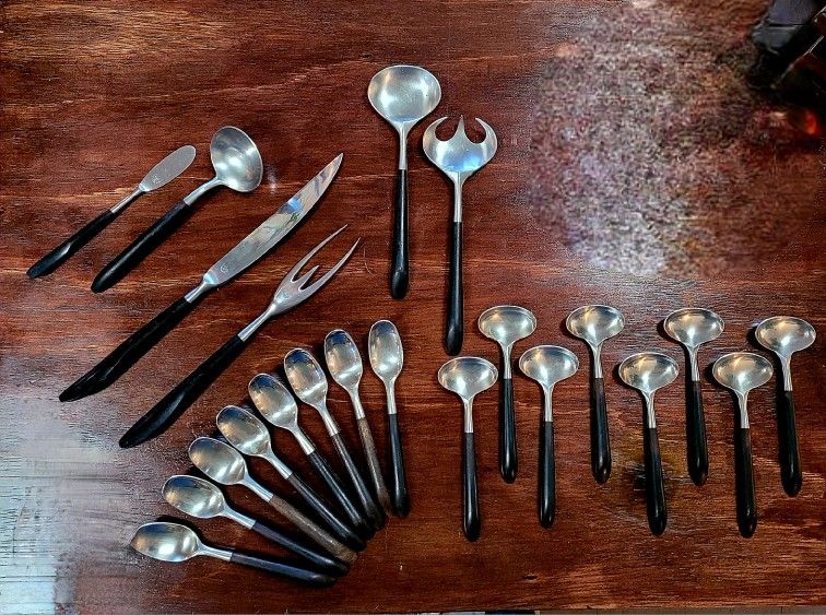 MCM Teak Flatware