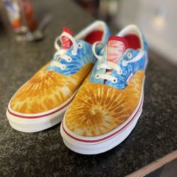 Brand New Tie Dye Vans in Junior Size 6.5 6 1/2 Zapatos 