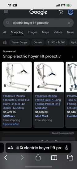 Electric Hoyer Lift