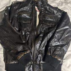 Boys Levi Leather Jacket