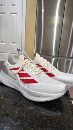 Shoes Adidas red and white size 12