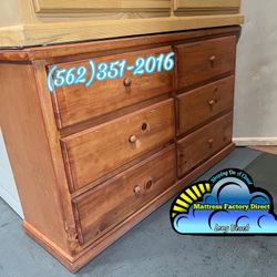 Redwood Color 6 Drawer Chest 