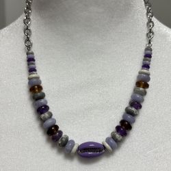 Shell Beaded Choker Necklace