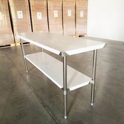 All Stainless Steel Table NSF 72W x 24D x34H ins WTSS-2472-418