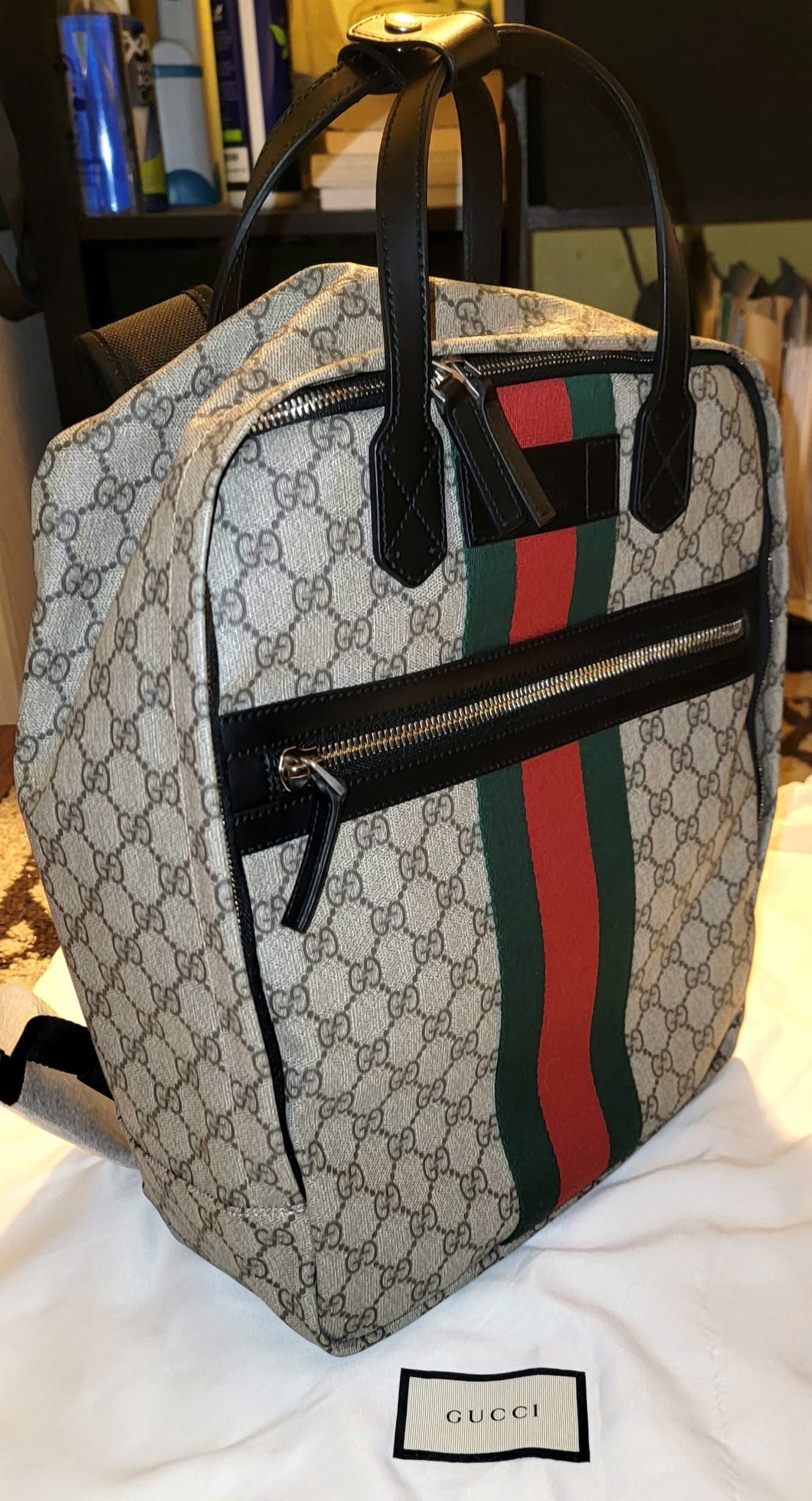 Gucci Web Backpack 