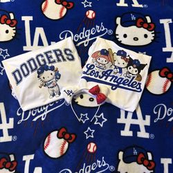 Dodger hello kitty shirts