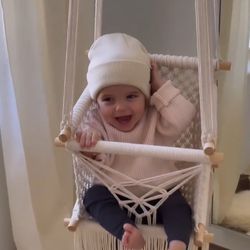 Handmade Macrame Swing For Infants And Toddlers
