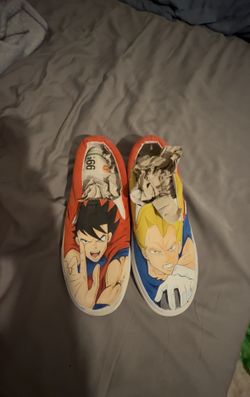 Hand painted DBZ Vans