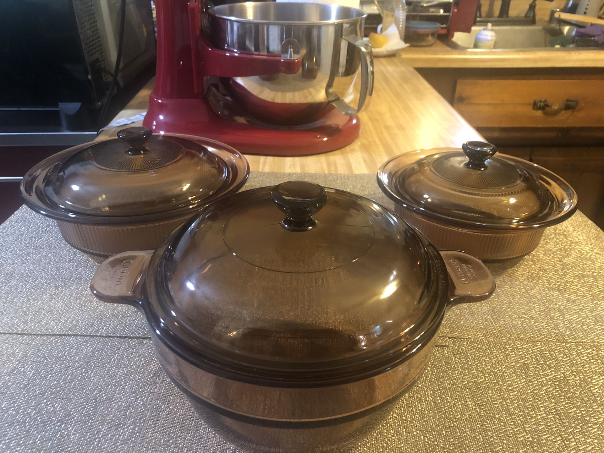 Vision 6 Pc 1 Casserole 30-B - 1 Casserole 31-B -1 Pot 20-B