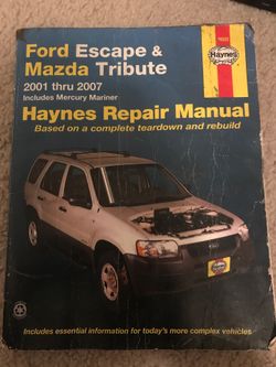 Ford Escape & Mazda Tribute repair manual