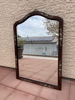 Antique Rosewood Mirror
