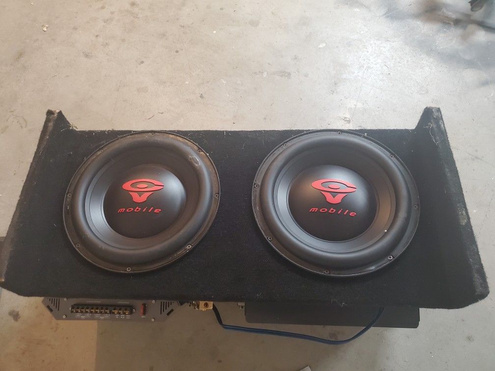 12 Inch Subs With Amps for Sale in Bakersfield, CA OfferUp