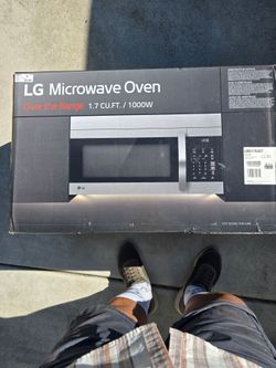 New LG Microwave Over the Range Oven