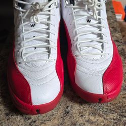 Jordan 12 retro cherry(2023) size 12 mens