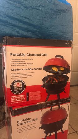 Portable charcoal grills