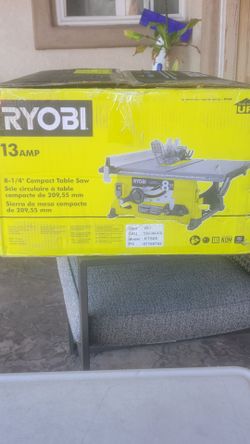 Ryobi 13 Amp 8-1/4" Compact Table Saw!!!READ DESCRIPTION PLEASE!!!