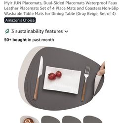 4 Place Mats And4 Coasters