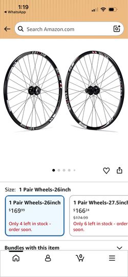 BUCKLOS 26” Aluminum MTB Wheelset 8-11 Speed