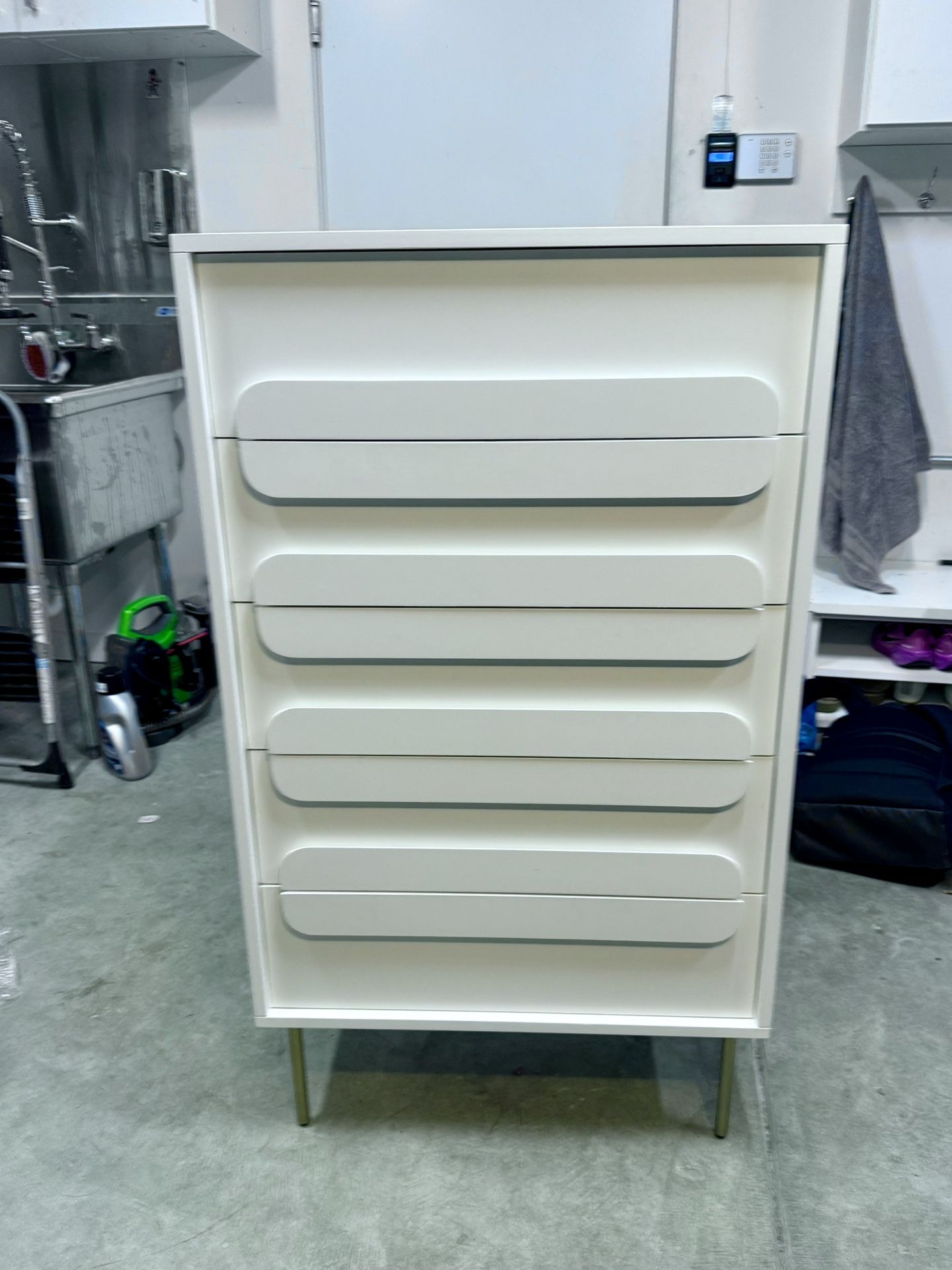 West Elm Gemini 5 Drawer Tall Dresser