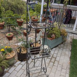 Vintage Bakers Rack/Plant Stand
