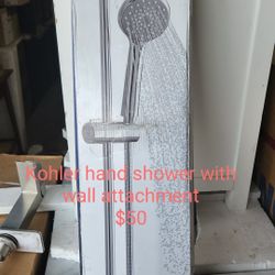 Kohler Handheld Shower In Chrome With Wallmount 