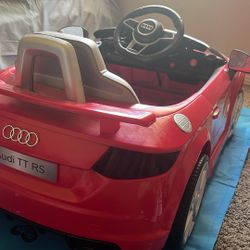 Audi Pink Car For Toddlers