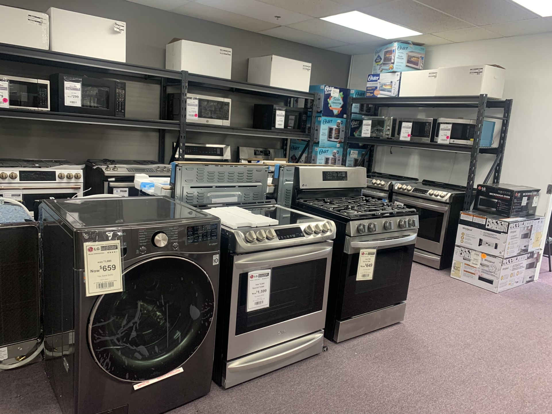 LG Home Appliances New With Dent Or Scratch