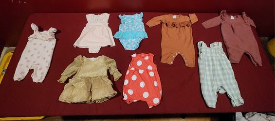 0-3 month girls clothes