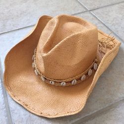 Straw cowboy hat