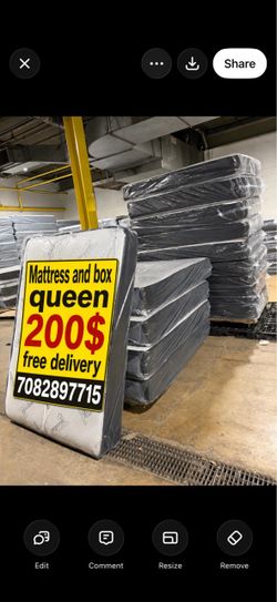 Huge sale for Mattress And Box Twin size #mattress and box 150.$ full 190$ Queen 200$ king 290$. free delivery free set up 708….289…7715… cash or Zell
