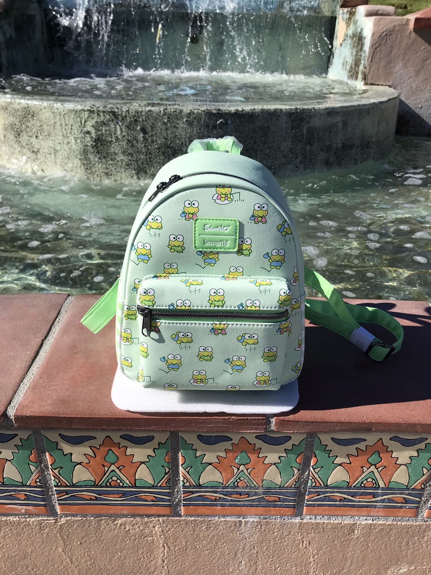 Loungefly x Sanrio Hello Kitty & Friends Mini Backpack Handbag Keropi –  Open and Clothing