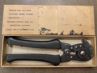 VTG US Army Issue Tool US Army M1938 Wire Cutter
