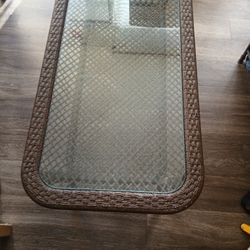    Coffee  Table  Movable Glass top 