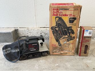 Sears Craftsmen 3x21" Belt Sander Model 11715, 1HP