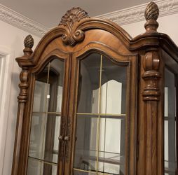 Brown Mirrored Cabinet 