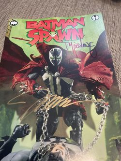 SIGNED!  Batman Spawn #1 Comic Red Edition McFarlane SDCC 2023 Exclusive Variant