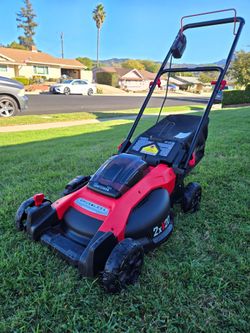 Cordless Mower with Batteries and Charger