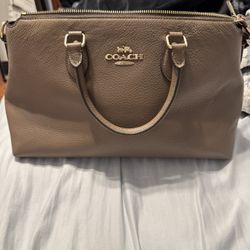 Coach Dark Stone With Crossbody Strap