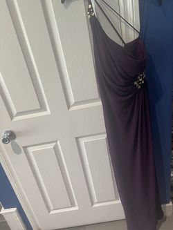 Long Dark Purple Dress