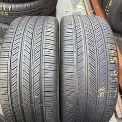 20” tires continental 265/45/20 semi new with free installation $160 both