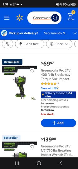 Greenworks Impact Wrench