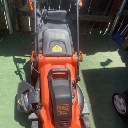 BLACK+DECKER 20 in. 13 AMP Corded Electric Walk Behind Push Lawn Mower