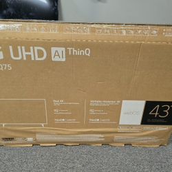 LG UHD 43 Inch Smart Tv (No Remote) 