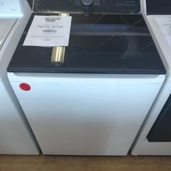 FEBUARY SALE! LG 5.3 cu. ft. Smart Top Load Washer with a 4-Way Agitator in Alpine White