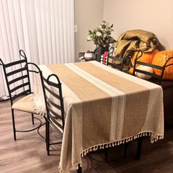 Table and chairs