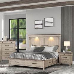 Brand New! 7pc King/Queen Bedroom Set 😍/ Take It home with Only$39down/ Hablamos Español Y Ofrecemos Financiamiento 🙋 