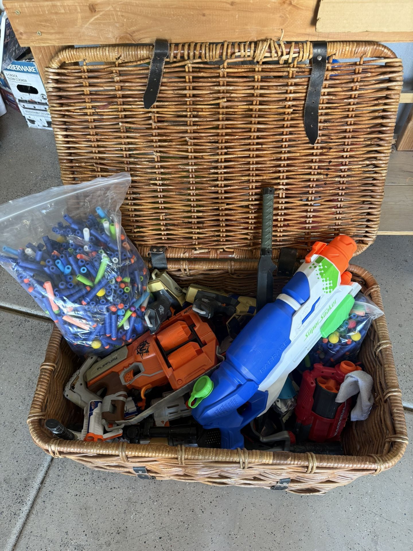 Box Of Nerf Guns