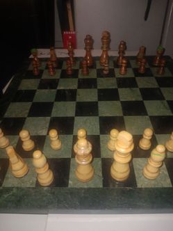 Marble Chess Boards with pieces