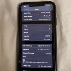 iPhone X max 